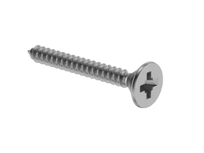 Wood Screw 3D model