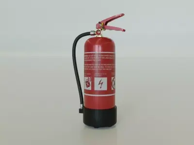 Fire Extinguisher - Model A 3D model