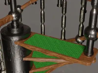 Spiral Staircase 3D model