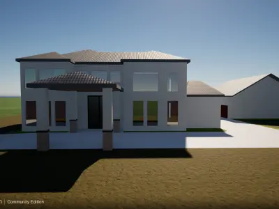 3D Model for a house  Free 3D model