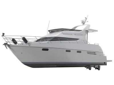  Motor Yacht 3D Model 