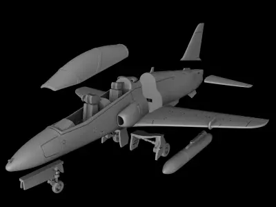 BAE HAWK MK-53 SCALE 1-48 READY TO PRINT STL FILES 3D print model