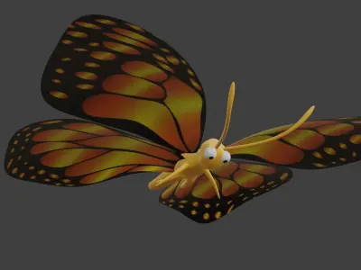 Butterfly 3D model purchase