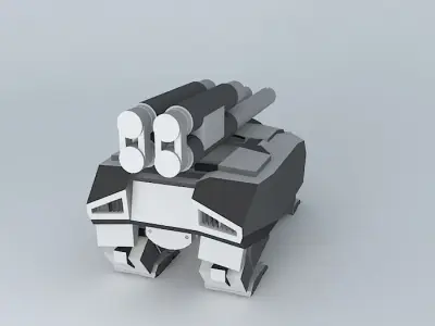 Heavy Assault robot HIT 76 Free 3D model