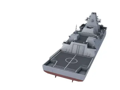 Type 26 Frigate 3D model