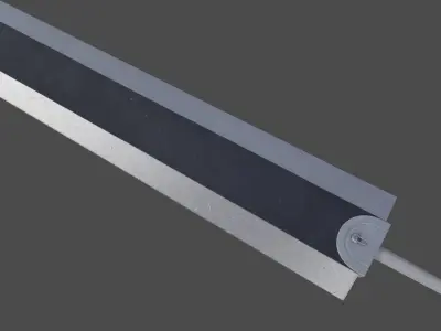 Dragonslayer sword Low-poly 3D model