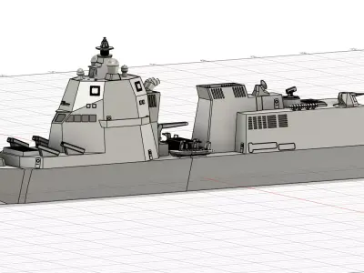 KRI Prabu Siliwangi 3D print model