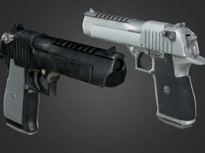 Weapons Pack 3 Low-poly 3D model