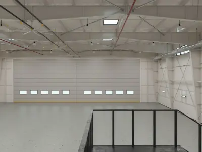 Hangar 2 3D model by DD-Creative