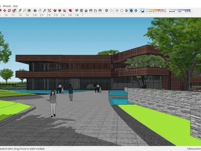Sketchup Office building A11 3D model