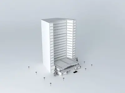 Hotel Pier Free 3D model