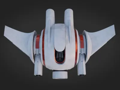 Transforming Battle-Drone 3D model