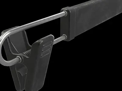 clip hanger 02 3D model
