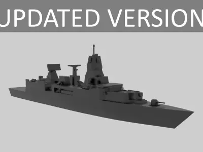 FGS Sachsen - Model for small scale printing 3D print model