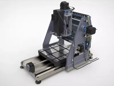 CNC Machine 3D model get