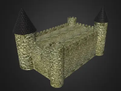 Castle 3D model purchase