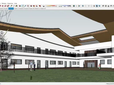 Sketchup Kindergarten C3 3D model