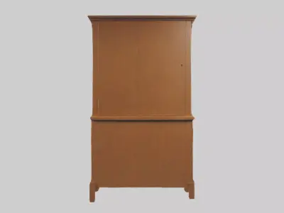 Wooden cupboard Model Low-poly 3D model