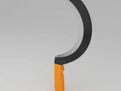 Garden sickle 3d model   3D model
