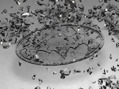 batman shattered  3D model