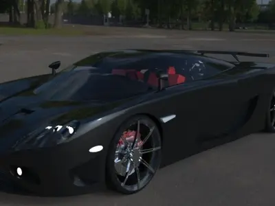 Sports Car Free 3D model from CGTrader