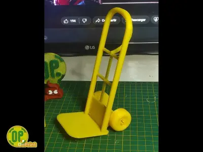 Coca Cola Mini Bottles Colection - Hand Truck collectible 3D print model