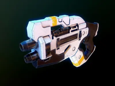  Talon T7 Heavy Pistol  Mass Effect 3D model