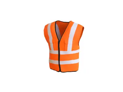 Realistic Worker Vest 008 Low-poly 3D model