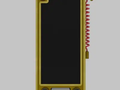 Steampunk Smartphone 3D model
