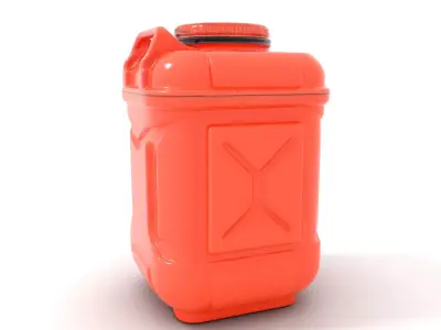 Coral Fuel Canister model pack Low-poly 3D model