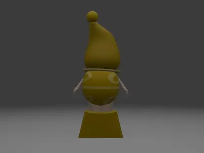 Brass bell 3D model