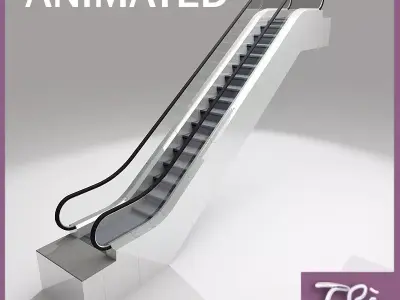 ESCALATORS escalator 3D model