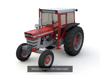 Massey Ferguson 1130 1968 3D Model Pack