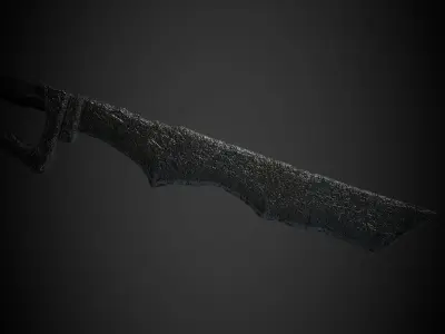 Orc Sword Low-poly 3D model