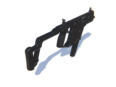 SMG Kriss Vector Low-poly 3D model