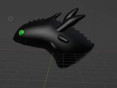 Toothless Dragon 3D Model 3D print model