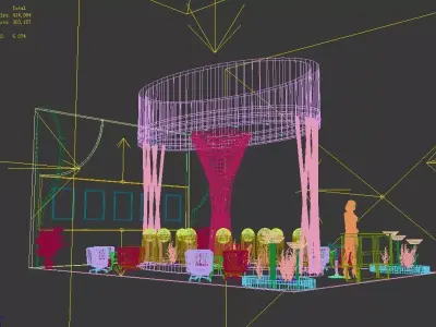 Exhibition - Area -6X9-3DMAX2010-017 3D model