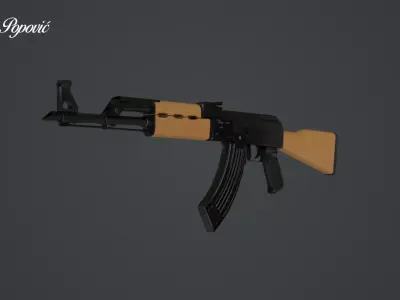 Zastava M70B1 3D model