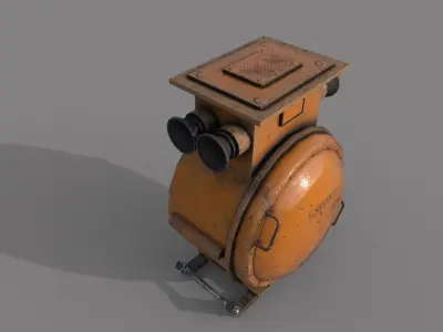 Industrial Electrical Equipment PBR Low-poly 3D model