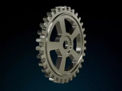 Cogwheel 3D Model 3D model