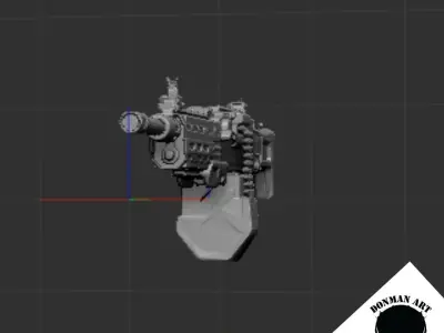 M91 SCALE 1 12 FOR ACTION FIGURES 3D print model