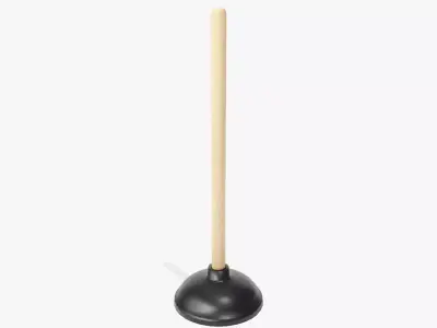 Toilet Plunger Free 3D model