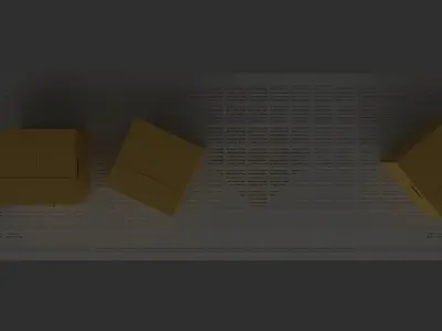 Warehouse rack 3D model purchase