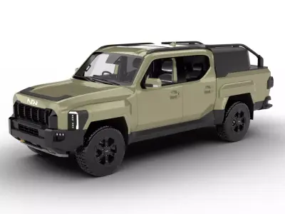 Kia Tasman Customized 2026 3d model 3D model