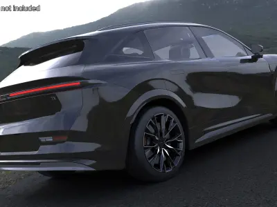  Zeekr 7X Urban Obsidian Black Electric SUV 