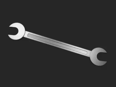 Tool Spanner Wrench - Ferramenta Chave de Boca Low-poly 3D model