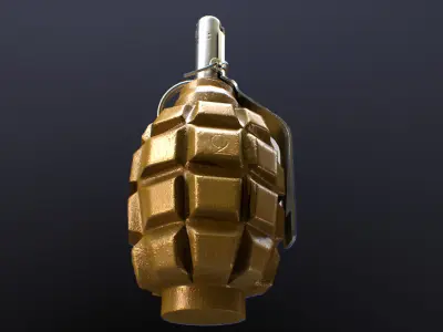 F1 GRENADE Low-poly 3D model