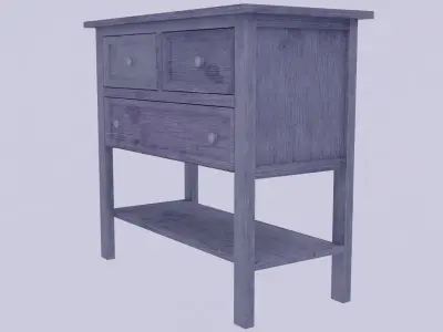 antique dresser 3D model