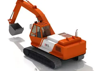 Excavator Bres500 3D model