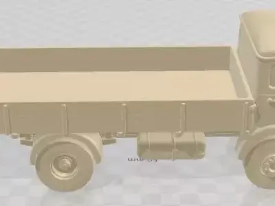 Mercedes Benz L319 1955 Printable Truck 3D print model
